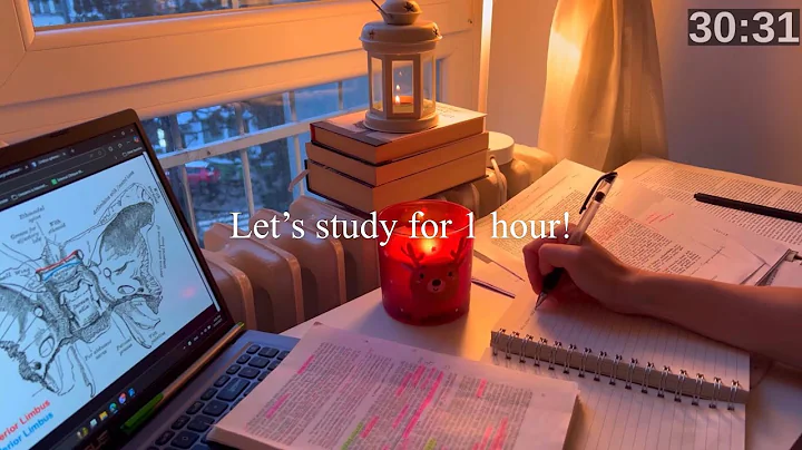 1-HOUR STUDY WITH ME | Background Noise, No Break, No Music, Realistic