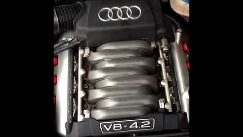 Audi S4 4.2 V8 engine noise at tickover