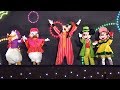 Goofys incredible christmas full character  projection show at disneyland paris 2018 nol de dingo