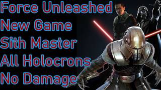 Star Wars: The Force Unleashed - Sith Master Walkthrough - All Holocrons - No Damage