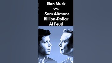 Musk vs. Altman two billionaires, one AI war! Who do you think will come out on top? #musk #ai #tech
