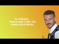 M Pokora Parce Que C Est Toi Paroles Lyrics mp3