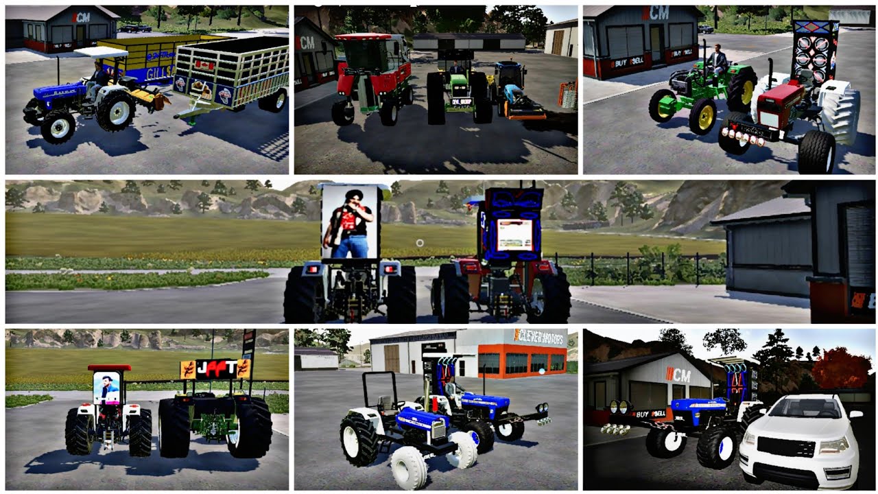 FS 23 MODIFIED TRACTOR DOWNLOADLINK FS22 INDIAN TRAC TOR MOD GAMEPLAY ...