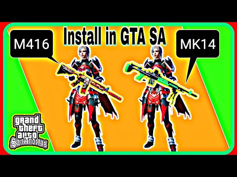 Video HOW TO INSTALL MK14 AND M416 PUBG GUN SKINS MOD IN GTA... - youtube