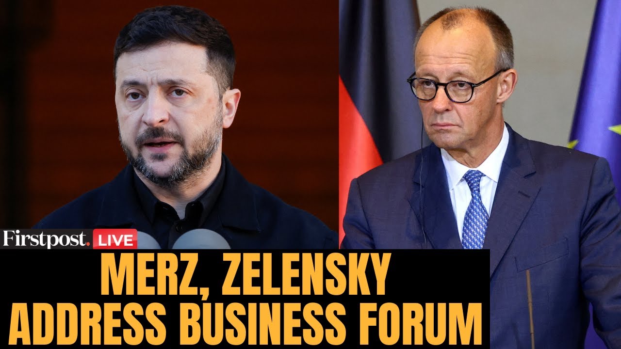 LIVE: Merz and Zelensky Speak at German-Ukrainian Business Forum | N18G