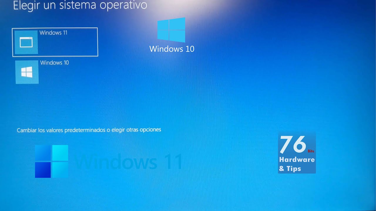 Como eliminar el arranque dual o Dual boot en Windows 11 rapidamente en unos pocos segundos