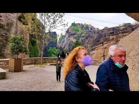 Rock Formation at Meteora Monasteries
