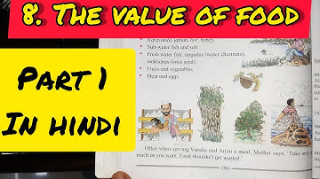 8. THE VALUE OF FOOD EXPLAINED IN HINDI - CLASS 4 EVS CHAPTER 8 - MAHARASHTRA BOARD