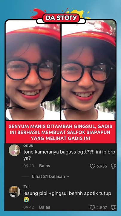Gingsul dan senyum manis #shorts #viral #trending