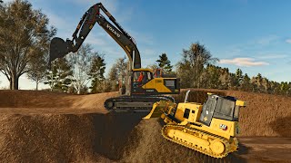 FS25 - Map Hutan Pantai 022 - Forestry, Farming and Construction - LS25