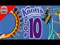 Top 10 BEST Knott's Berry Farm Roller Coasters
