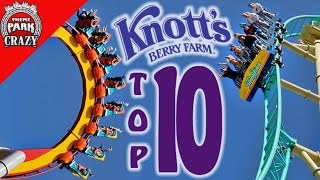 Top 10 BEST Knott's Berry Farm Roller Coasters