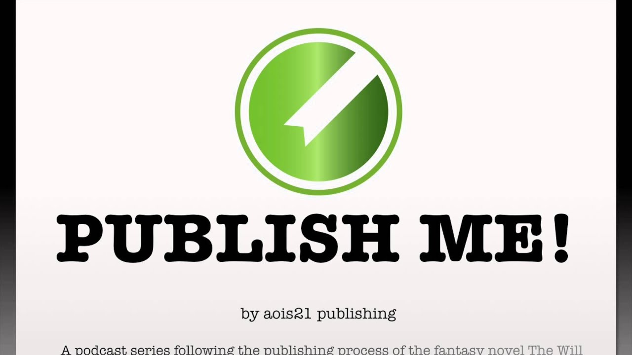 Publish Me! Front Cover YouTube