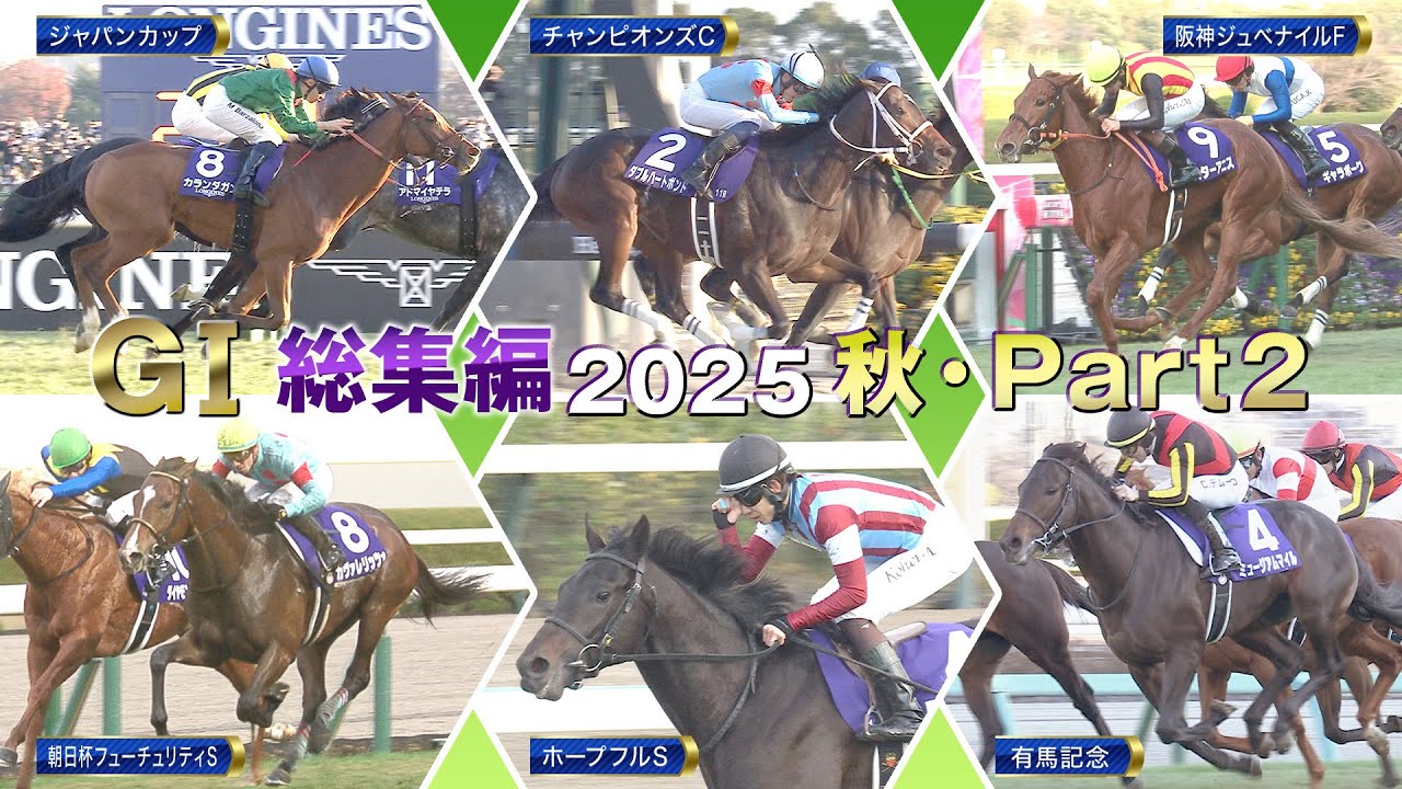 A look back at the JRA G1 races in the second half of the year] G1