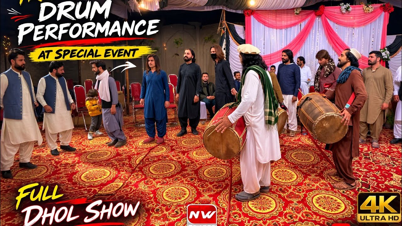 Beautiful Waziristan Attan | Live Dhol Beats