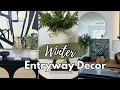 2025 WINTER ENTRYWAY AND HALLWAY REFRESH | SIMPLE ENTRYWAY DECORATING IDEAS | WINTER HALLWAY DECOR