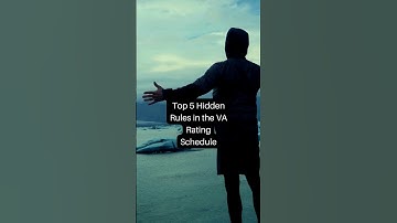 Top 5 Hidden Rules in the VA Rating Schedule Tip 4
