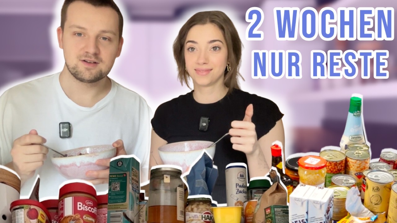 Jeden Tag nur Reste essen bis alles weg ist..