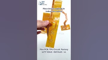 Customized Flex PCBs for Industrial Control by Flex Plus professional Flex PCB fabrication.