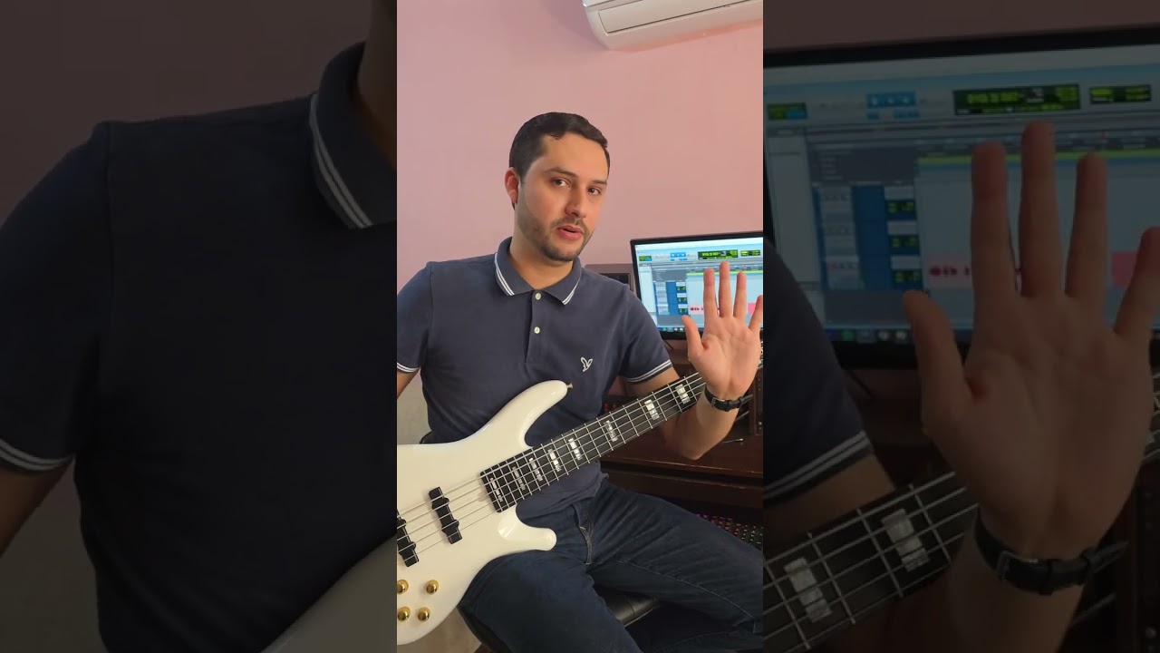 Técnicas para cuerdazos sueltos al aire 🙌🏻 Cual te gustó mas ❓️#bass #yamaha #bbne2 #angeltutoriales