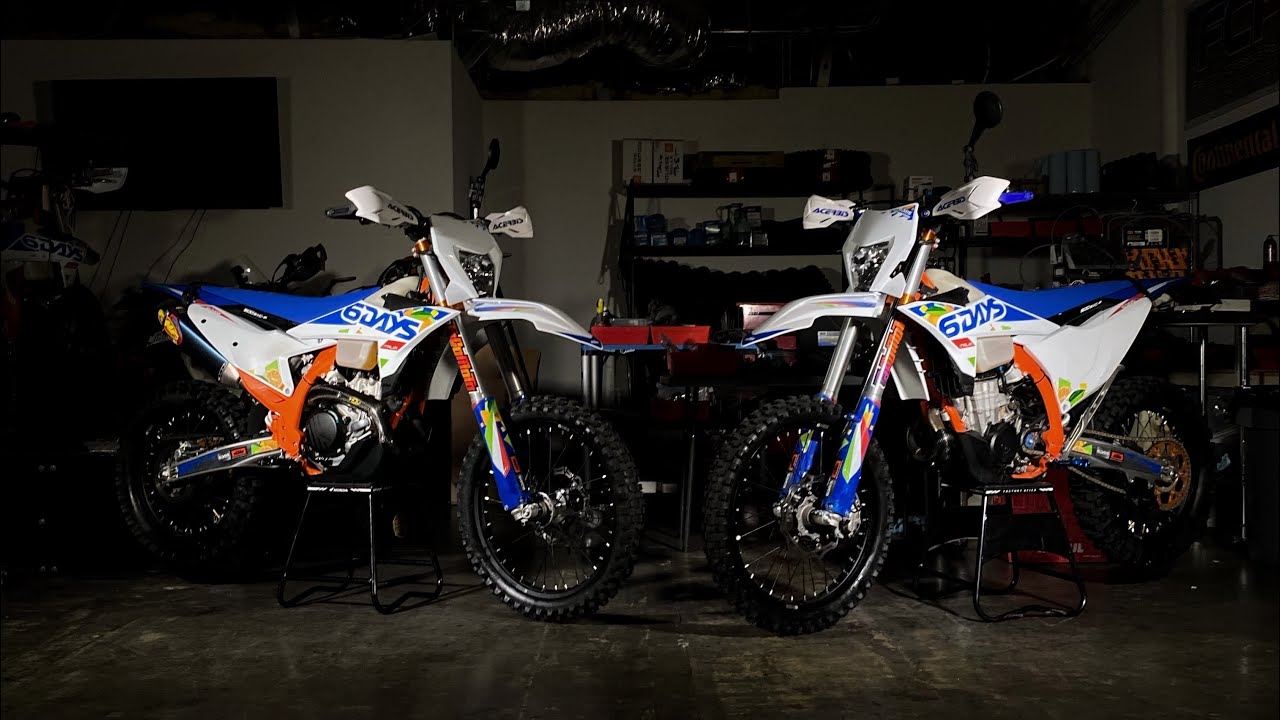 Отец и сын, KTM 500 EXC-F 6-дневный (2026 г.).