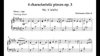 4 Characteristic Pieces op. 3 - No. 4 Waltz (2024) (DTM version)