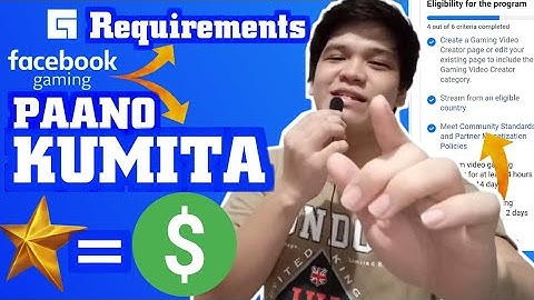 Paano Kumita Sa FACEBOOK GAMING PAGE at FACEBOOK Requirements | STAR EQUAL DOLLARS WATCHFRED