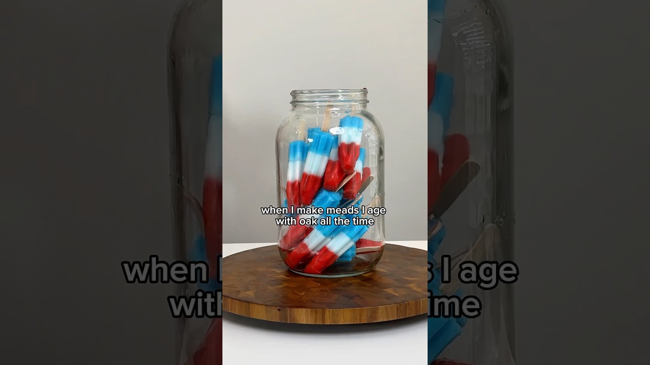 ADDING POPSICLE STICKS TO POPSICLE WINE