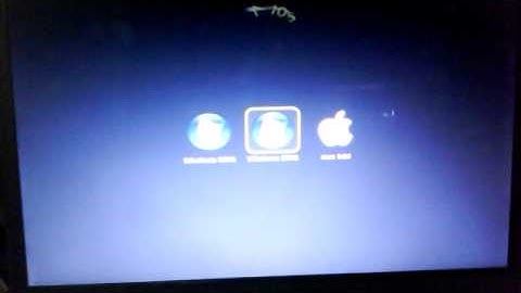 Error after I installed snow leopard mac os on my