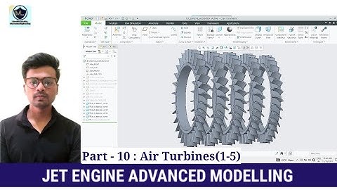 JET ENGINE l ADVANCED 3D MODELLING EXERCISE l CREO l AIR TURBINES (1-5) - 10 l