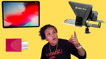 iPad as Teleprompter & Confidence Monitor