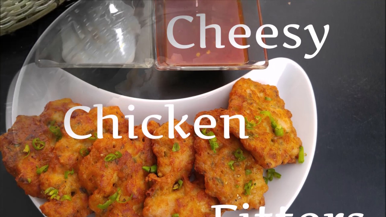 Cheesy Chicken Fitters/ Chicken & Cheese cutlets YouTube