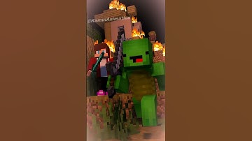 Brave Turtle - MAIZEN Minecraft Animation #shorts