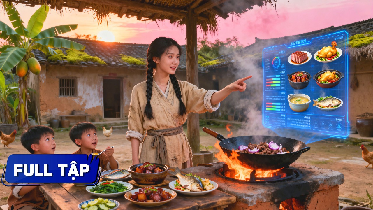 Cô gái xuyên không về năm đói kém, kích hoạt hệ thống thần thánh giúp cả làng có cuộc sống vinh hoa