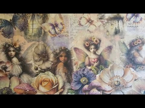 EASY! HOW TO BLEND MIXED MEDIA COLLAGE USING MAREMI'S SMALL ART COLLAGE ...