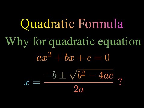 Quadratic Formula in Mathematics| Derivation and Proof