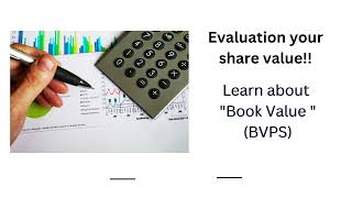 Evaluation your share value!! || Learn about "BOOK VALUE"