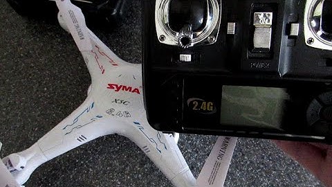Syma X5C & X5C-1 - How to Change from Mode 1 to Mode 2