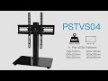 How to assemble perlesmith pstvs04 tabletop tv stand