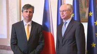 With Czech Prime Minister Jan Fischer