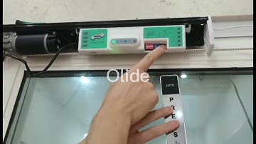 CASA1 Automatic Sliding Door Opener Learning Process of Wirless Push Button