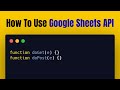 Google Sheets CRUD Web App | Apps Script Tutorial | Part 1