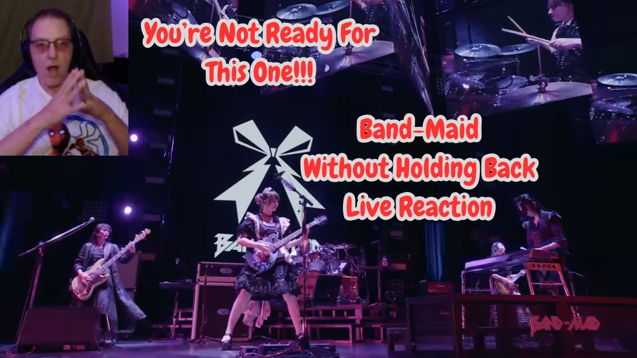 Band Maid Without Holding Back Live Reaction