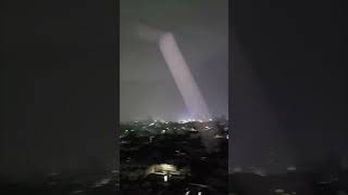 Thunderstorm Causes Whole City’s Lights to Flicker
