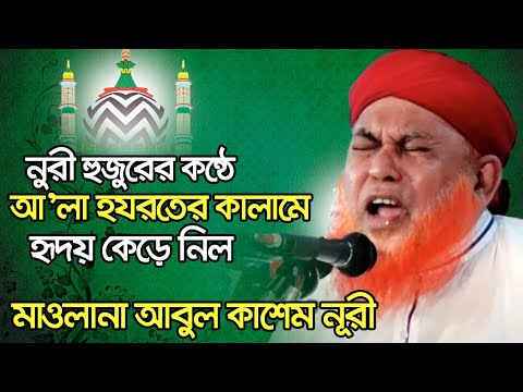 নুরী হুজুরের কন্ঠে আ’লা হযরতের কালামে হৃদয় কেড়ে নিল ? আবুল কাশেম নুরী | Abul Kashem Nuri Gojol