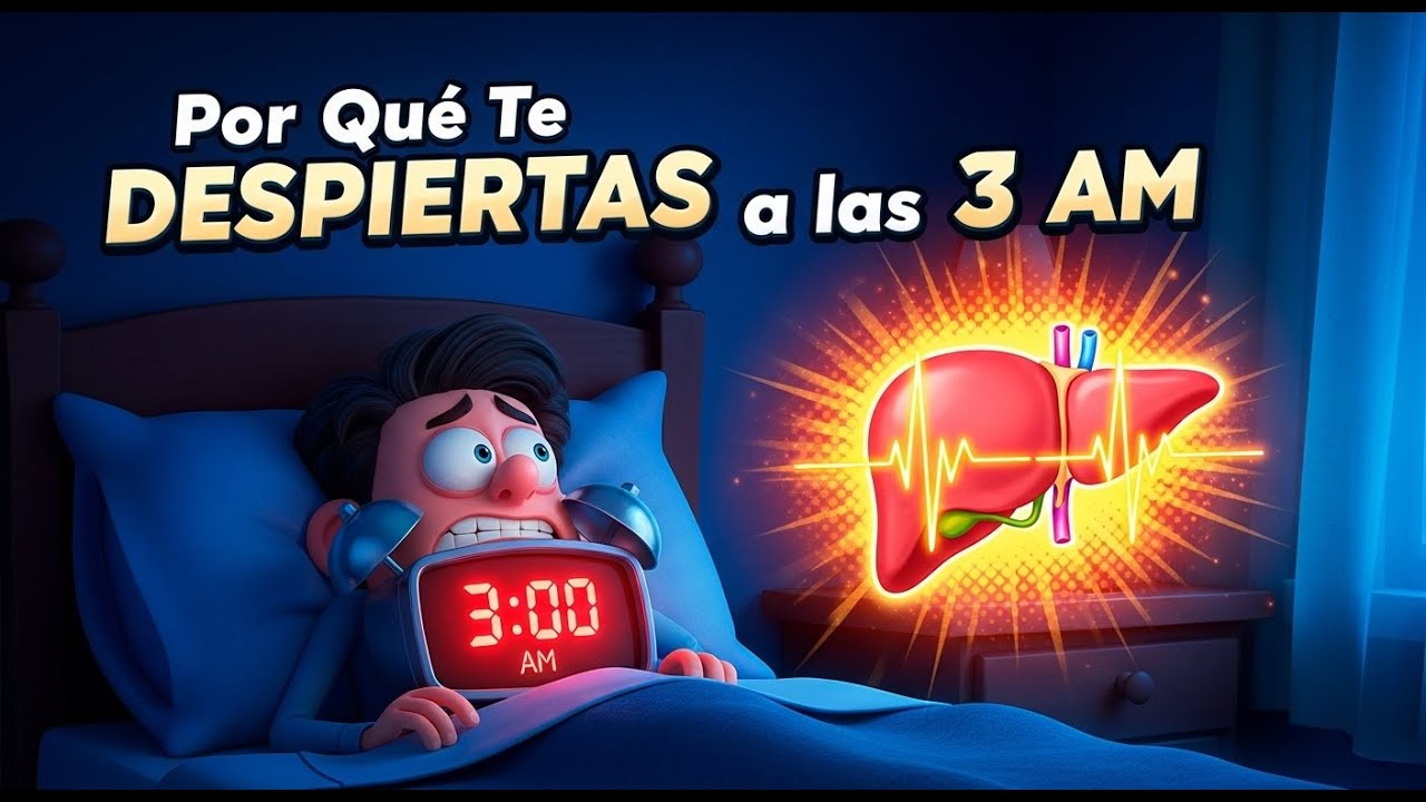 Por Qué Te DESPIERTAS a las 3 AM (Tu Hígado Te Está HABLANDO) - YouTube