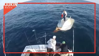 Fishing Vessel Rescues Three Men Stranded in Ocean After Boat Capsized