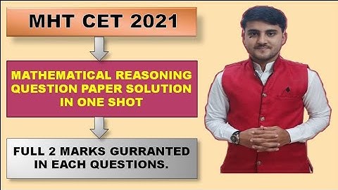 MHT CET mathematical logic Question solution of 2021-22 | Shadab Khan