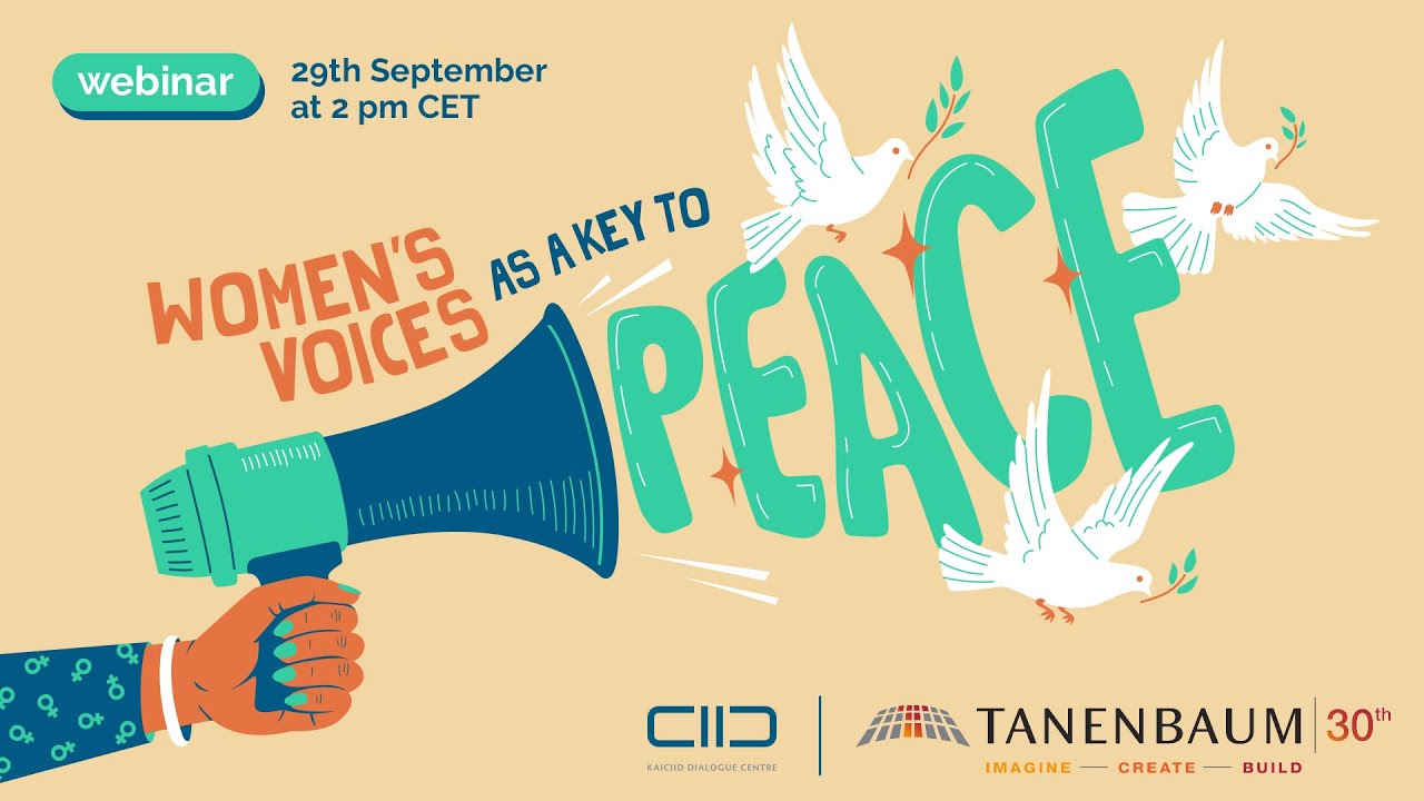 Webinar: Women's Voices as a Key to Peace - YouTube