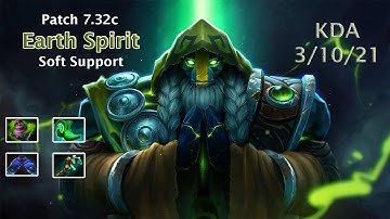 SlimShady Soft Support | Earth Spirit | Patch 7.32c | Brutal Savage Rekt